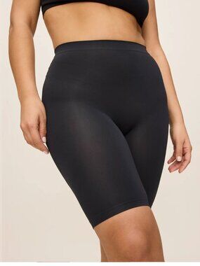 NEW The Thigh Society The WhispAir Cooling Anti-Chafe Slip Short Black 9" XL/2XL